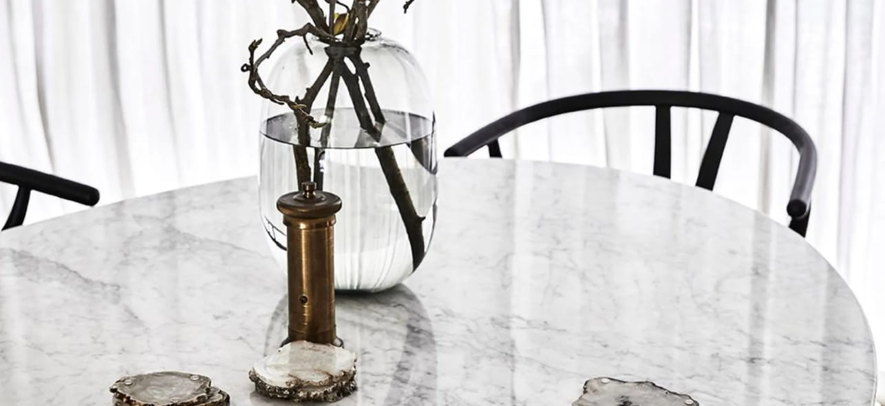 Marble Dining Table on the Gold Coast
